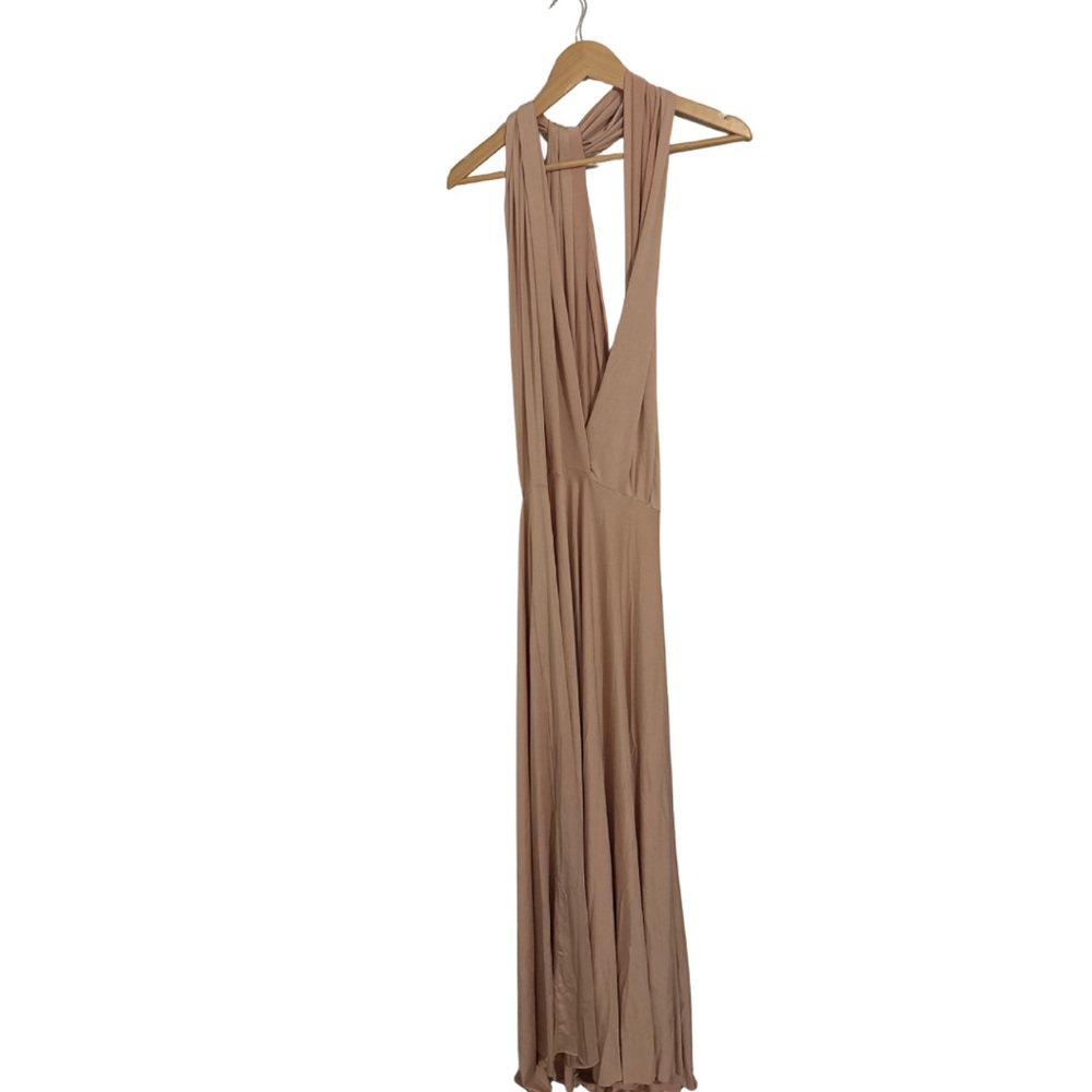 Tan Multi Way Wear Maxi Party Dress XXS-L